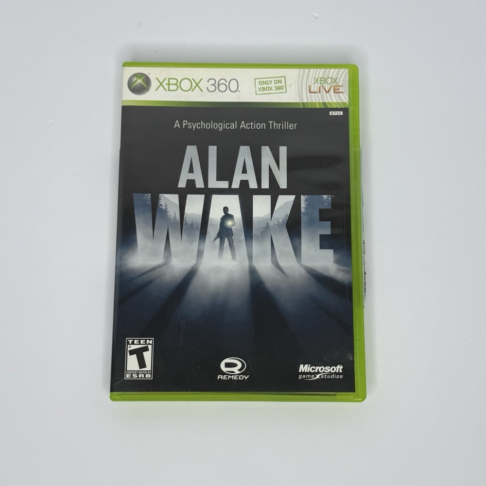 Alan Wake (Microsoft Xbox 360, 2010) CIB Tested Working